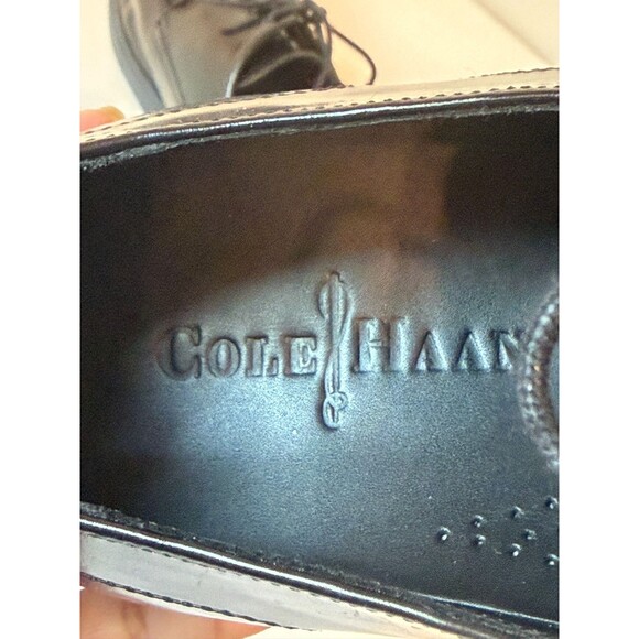 Cole Haan Mens Size 10 Air Stylar Split Ox Black Leather C10697 Dress Shoes main image 11